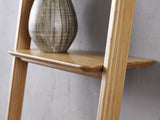 Currant Leaning Bookshelf, Caramelized
