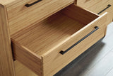 Sienna Six Drawer Double Dresser, Caramelized