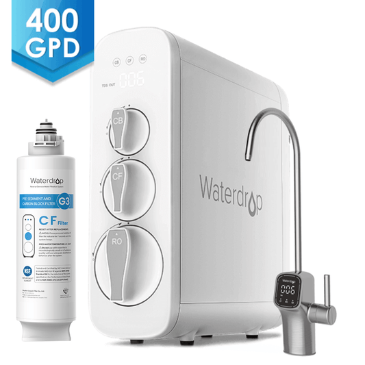Waterdrop G3 RO System 1-year Combo Sets, with Smart Display Faucet