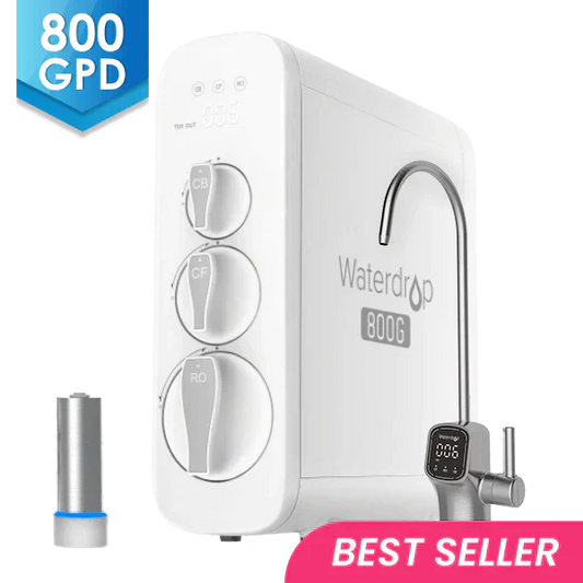 800 GPD Tankless RO System with UV Sterilizing Light - Waterdrop G3P800