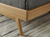 Azara Eastern King Platform Bed, Caramelized