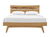 Azara Eastern King Platform Bed, Caramelized