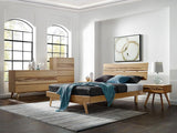 Azara Eastern King Platform Bed, Caramelized