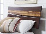 Azara Eastern King Platform Bed, Sable