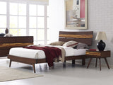 Azara Eastern King Platform Bed, Sable