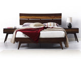Azara Queen Platform Bed, Sable
