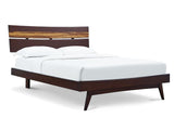 Azara Eastern King Platform Bed, Sable