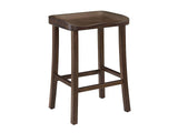 Tulip Counter Height Stool, Black Walnut, (Set of 2)