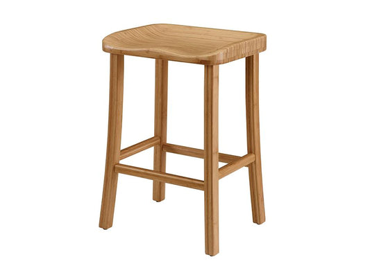 Tulip Counter Height Stool, Caramelized, (Set of 2)