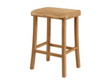 Tulip Counter Height Stool, Caramelized, (Set of 2)