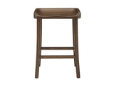 Tulip Bar Height Stool, Caramelized, (Set of 2)
