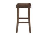 Tulip Bar Height Stool, Caramelized, (Set of 2)