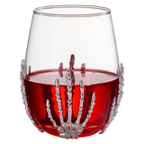 Stemless Skeleton Wine Glass | SINGLE | 17oz