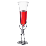 Skeleton Champagne Flute Glass | Single | 7.5oz