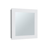 TUHOME Luma Medicine Cabinet with Mirrored Door and Two Interior Storage Shelves, Wall-Mounted Organizer for Bathrooms, Kitchens or Mudrooms, Compact Space-Saving Solution for Toiletries, Medications and Daily Essentials