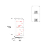 Kaser Medicine Cabinet with Mirror and Shelves, Modern Bathroom Storage Solution with Vertical or Horizontal Position Option, Stylish and Functional Organizer for Toiletries, Medications, and Cosmetics