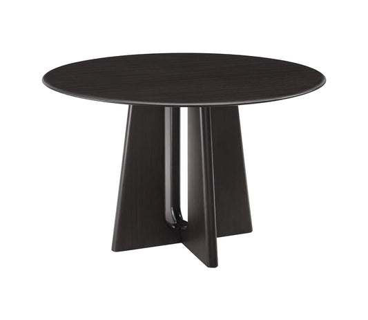 Luna 48” Round Table, Caviar