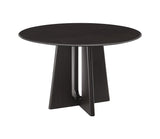 Luna 48” Round Table, Caviar