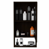 Tuhome Mariana Medicine Cabinet with Mirror, One External Shelf, Two Interior Shelves, Modern Design for Bathroom Storage and Organization