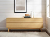 Monterey 4 Drawer Double Dresser, Wheat