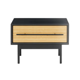 Santa Cruz 1 Drawer Nightstand, Wheat