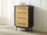 Santa Cruz 4 Drawer High Chest, Wheat