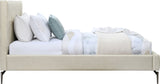 Gallo Vegan Leather Bed - Luxurious Comfort with Deep Tufting and Sleek Metal Legs for Modern Elegance