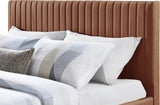 Gallo Vegan Leather Bed - Luxurious Comfort with Deep Tufting and Sleek Metal Legs for Modern Elegance