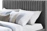 Gallo Vegan Leather Bed - Luxurious Comfort with Deep Tufting and Sleek Metal Legs for Modern Elegance