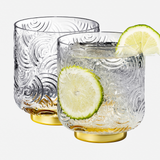 Gatsby Tumbler Drinking Glass | Set of 2