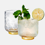 Gatsby Tumbler Drinking Glass | Set of 2