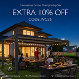 PURPLE LEAF Outdoor Retractable Pergola with Sun Shade Canopy Patio Aluminum Pergola for Garden