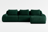 LAURENT 114" 3-Seater Sofa with 1 Ottoman
