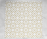 Printed Napkins - Metallic Gold Foil Napkins