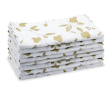 Printed Napkins - Metallic Gold Foil Napkins