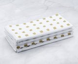 Printed Napkins - Metallic Gold Foil Napkins