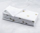 Custom Print Metallic Cotton Napkins - Customized Napkins