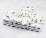 Custom Print Metallic Cotton Napkins - Customized Napkins