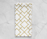 Printed Napkins - Metallic Gold Foil Napkins