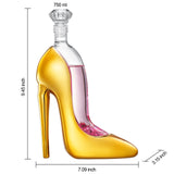 Gold Heel Stiletto High Heels Shape Decanter Whiskey and Wine Decanter