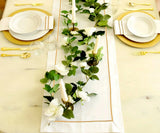 Beige Double Line Embroidery Napkins