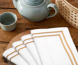 Embroidery Napkins - Black Dinner Napkins