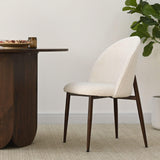 Goteborg Upholstered Dining Chair with Walnut legs (Set of 6)