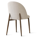 Goteborg Upholstered Dining Chair with Walnut legs (Set of 2)