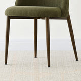 Goteborg Upholstered Dining Chair with Walnut legs (Set of 2)
