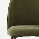 Goteborg Upholstered Dining Chair with Walnut legs (Set of 2)