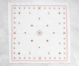 Fez Napkins in Red, Gold and Silver