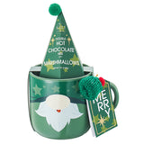 Mug With Hot Cocoa Mix & Marshmallows Green Elf Mug