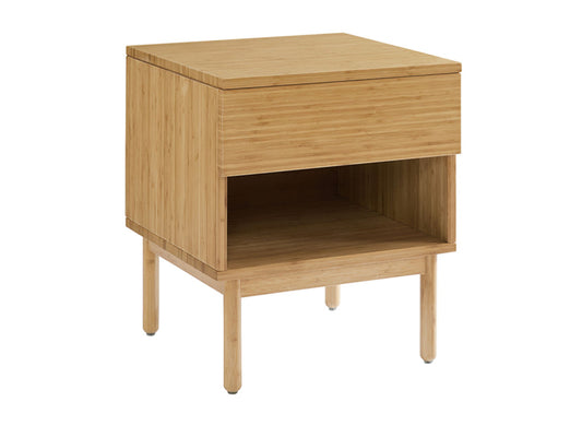 Ria 1 Drawer Nightstand, Caramelized