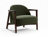 Skylar Arm Chair, Forest Fabric